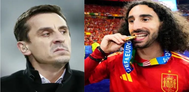 Marc Cucurella fires back Gary Neville with a ‘hurtful 10-word’ after EURO victory
