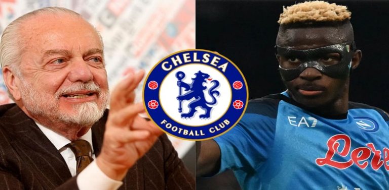 “Pay this amount and get Osimhen” – Napoli President willing to lower Victor Osimhen fee for Chelsea