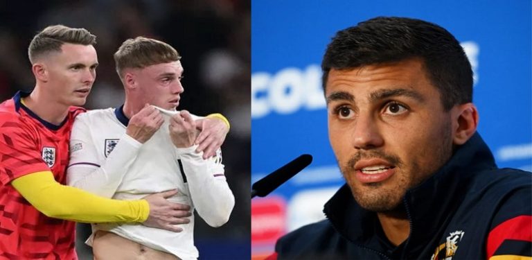 “I was shocked” – Rodri makes HUGE Cole Palmer claim after his stunning goal in Euro 2024 final