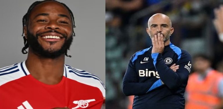 Raheem Sterling sends blunt message to Enzo Maresca after Arsenal move (Video)