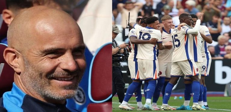 “Absolutely in love with him” – Enzo Maresca says he is ‘in love’ with what 23-years-old Chelsea player did in West Ham win