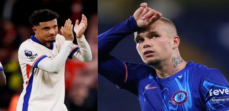 See how Mudryk reacts after Jadon Sancho took his place against Bournemouth