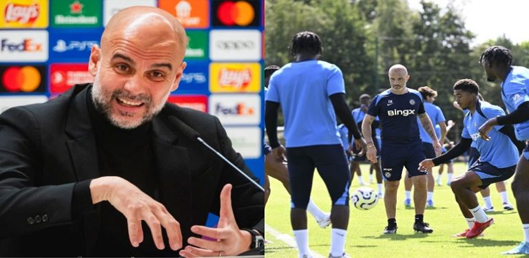 “Start him along with Cole Palmer” “He loves big matches” – Pep Gaurdiorla SUGGEST ONE Chelsea player who Enzo Maresca should start along with Cole Palmer against Liverpool