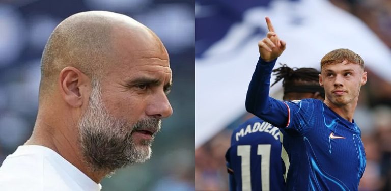 Pep Guardiola’s last message to Cole Palmer before he left Man City for Chelsea now looks really ‘CRAZY NOW’