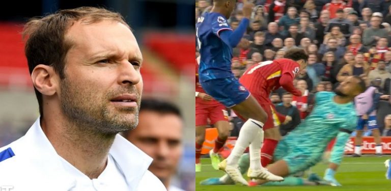 “This is getting too much” “It’s just two yards run”.. – Petr Čech SENDS clear warning message to Sanchez after his mistakes in Liverpool defeat