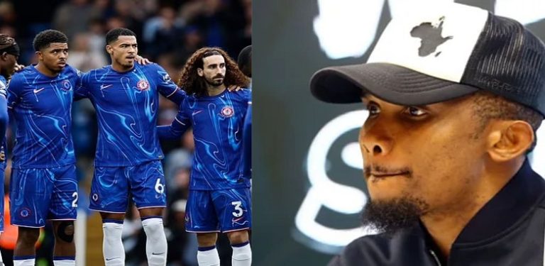 “Small brain player” “Loan him, he needs to learn more” – Samuel Eto’o tells Enzo Maresca to sends struggling Chelsea man on loan