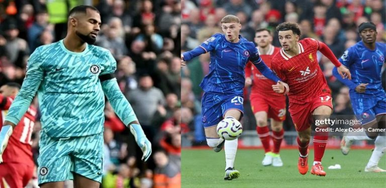 “Shit happens” “But I blame those three guys” – Robert Sanchez blames Three Chelsea players for 2-1 defeat against Liverpool
