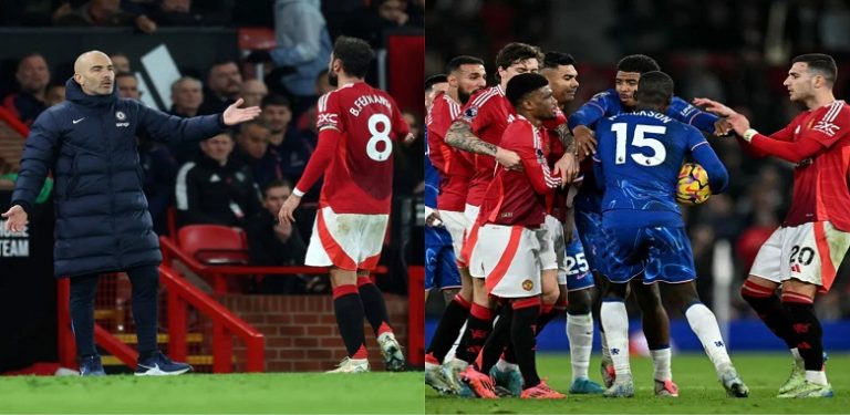 “Especially Bruno Fernandes” –  Enzo Maresca shares what surprised him in Chelsea 1-1 draw against Manchester United 