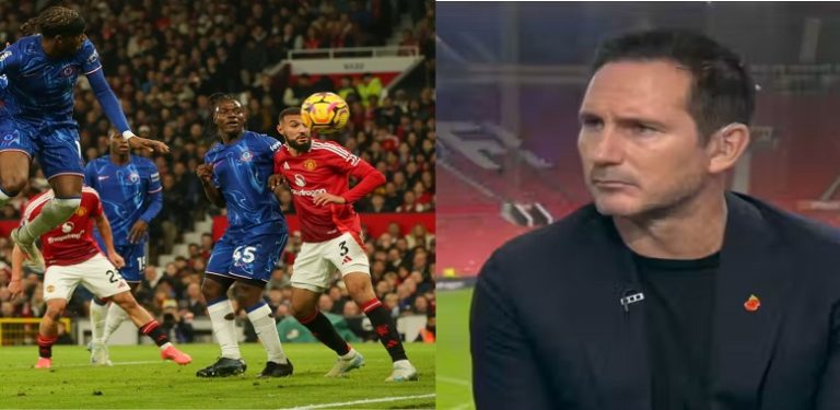 “Don’t misuse him, He’s not effective in that area” – Frank Lampard slams Enzo Maresca decision on Chelsea star in 1-1 draw against Manchester United