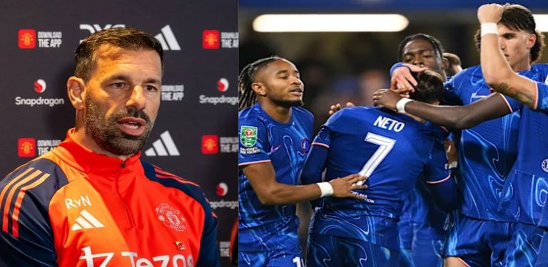 “I know he could torment us but we’re ready for him” – Van Nistelrooy vows to hold ONE Chelsea man who could cause Havoc at Old trafford..NOT COLE PALMER