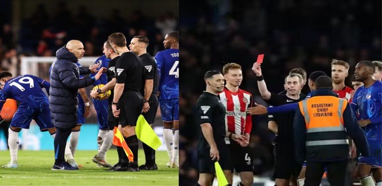 BREAKING: Premier League release ‘SHOCKING’ statement on Cucurella’s red card against Brentford