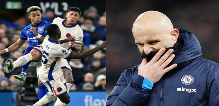 “Sense is far from you” “This defeat is on him” – Chelsea fans slams Chelsea man after another shock defeat against Ipswich