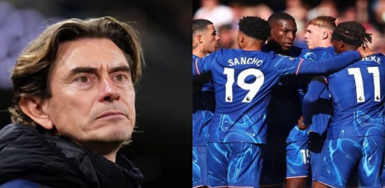 “He needs to learn” “I can’t accept such player in my squad” – Thomas Frank ‘Hits’ at Chelsea man after what he did in 2-1 win over Brentford