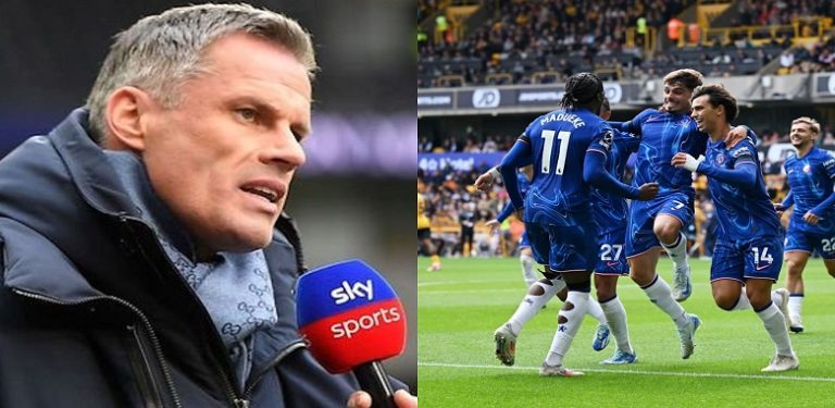 “Lack of decision making” “He should stop playing for Chelsea” – Carragher blasts Chelsea star who could cost Chelsea top4