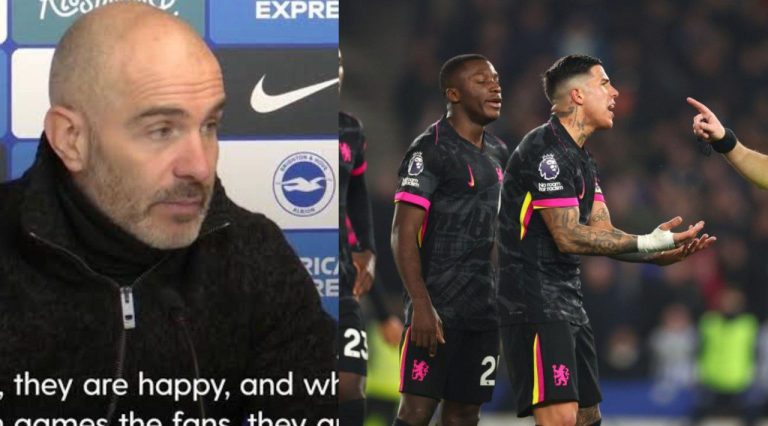 “These set of players want me sacked” “Worst performance from them” – Enzo Maresca slams Chelsea stars after what they did in 3-0 defeat against Brighton
