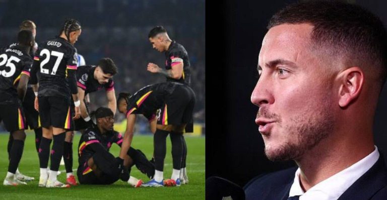 “He’s not disciplined enough” “He needs to learn how to be a leader”- Eden Hazard hits out at Chelsea star after Brighton loss