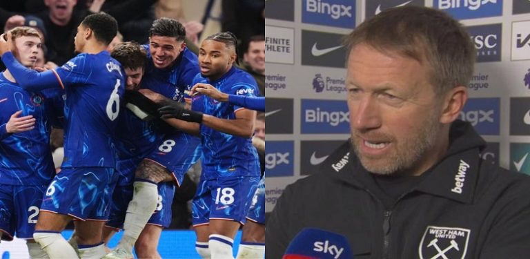 “He totally ruined our game plan” “Caused so much problems for us” – Graham Potter named one Chelsea star who beats West Ham