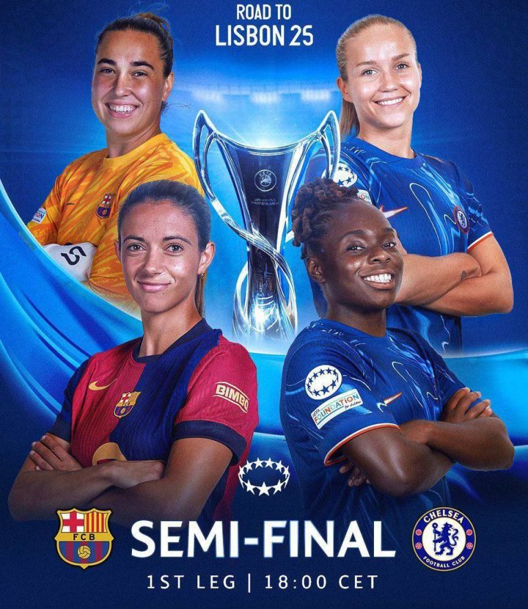Watch Women Champions League Match : Barcelona Women vs Chelsea Women Livestream HERE