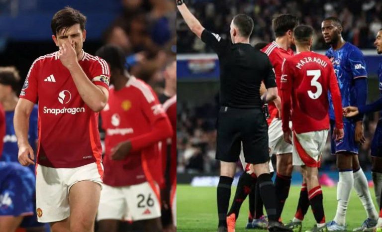 “I think he’s playing against us” “I can’t sleep all through after the defeat” – Harry Maguire slams United star after Chelsea star bullies him in 1-0 defeat to Chelsea