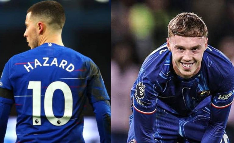 Eden Hazard sends clear message to Cole Palmer after taking Chelsea’s number 10 shirt (Must achieve it)