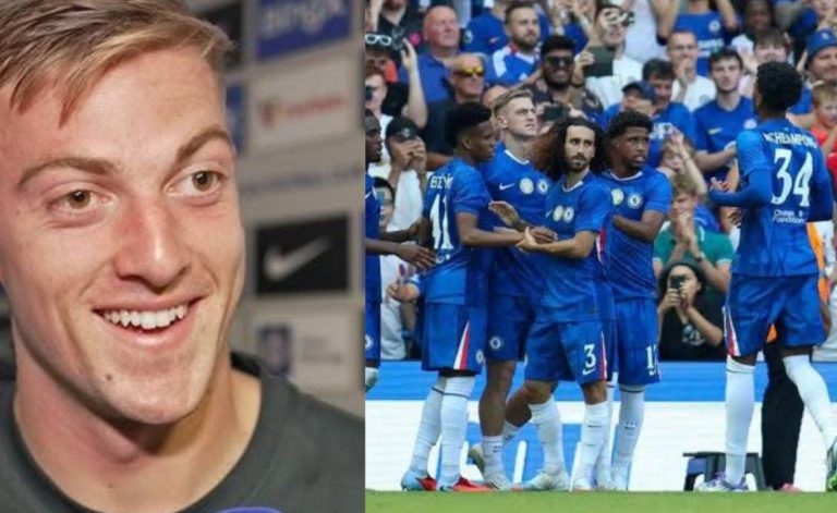 “He’s the brain box behind my goal” “I really need to thank him” –  Liam Delap revealed the ONE Chelsea player that really saved Him from fans pressure and 003 bantering in 4-1 win over AC Milan