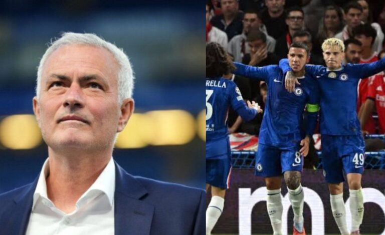 “He really makes it more difficult for us to play” “He help Chelsea to win more trophies” – Jose Mourinho on Chelsea man after what he did in 1-0 Benfica defeat to Chelsea