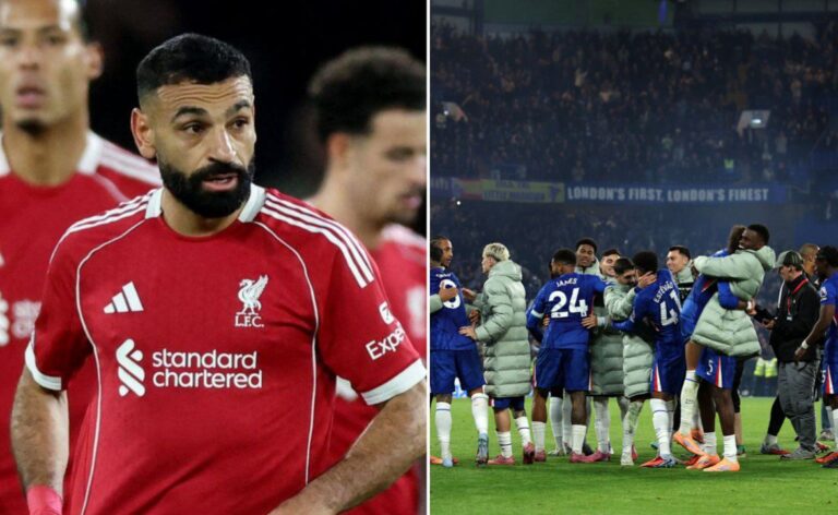 “2 in 1 player, extremely locked down from him” – Salah cries out after what Chelsea star did to him in 2-1 defeat to Chelsea