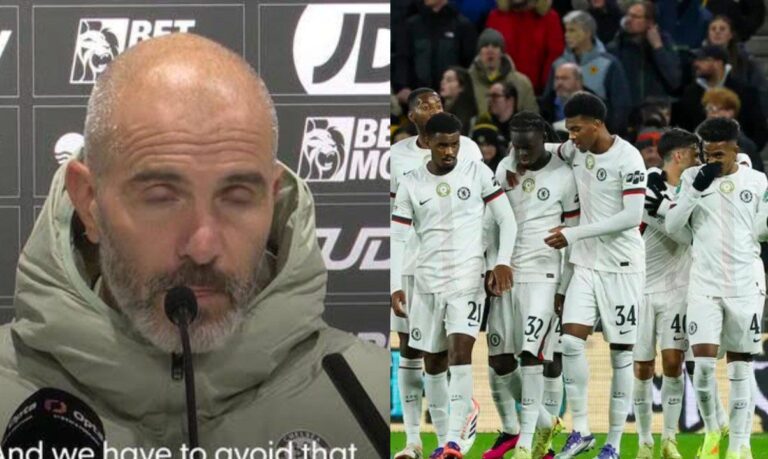“A very stupid player” “He must be punished” “He almost cost us”- Enzo Maresca hits at Chelsea star after poor performance in Wolves win