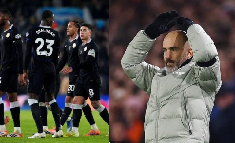 “I have to drop you enough is enough” ” I can’t get sacked because of you” – Enzo Maresca slams Chelsea star after a shock 3-1 Blues defeat to Leeds