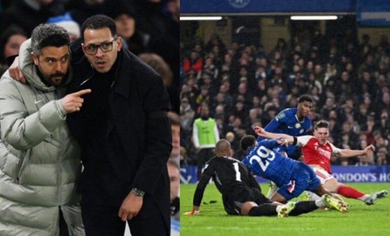 “He will also sack you soon” – Liam Rosenior urged to sell £25m Chelsea flop after 3-2 Arsenal defeat